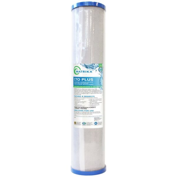 Filter Cartridge 20in Big Active Carbon Block 1 micron (CTOPLUS 01-450-20)