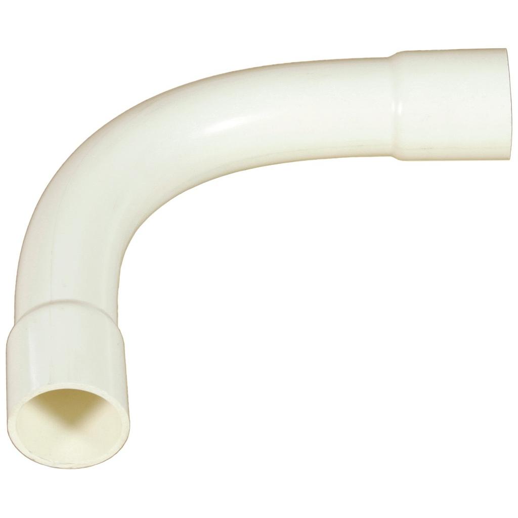 PVC Bend 80mm x 90 Degree Radius SOE