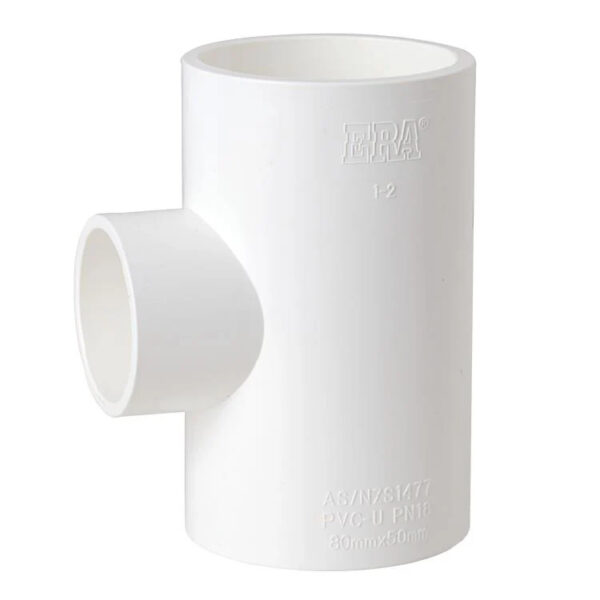 PVC Plain Reducing Tee 200 x 150mm