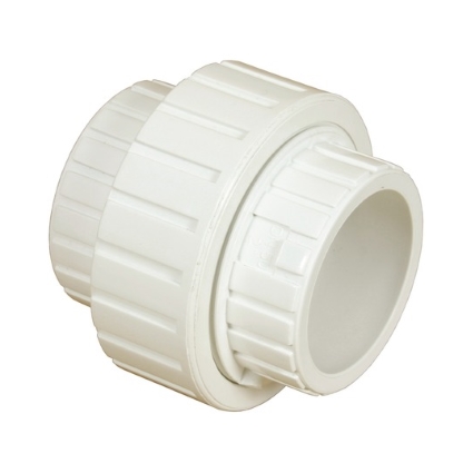 PVC Barrel Union 15mm (White)