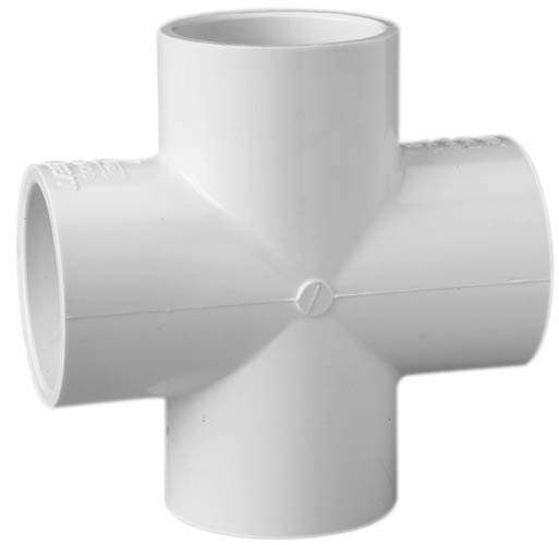 PVC Plain Cross 15mm