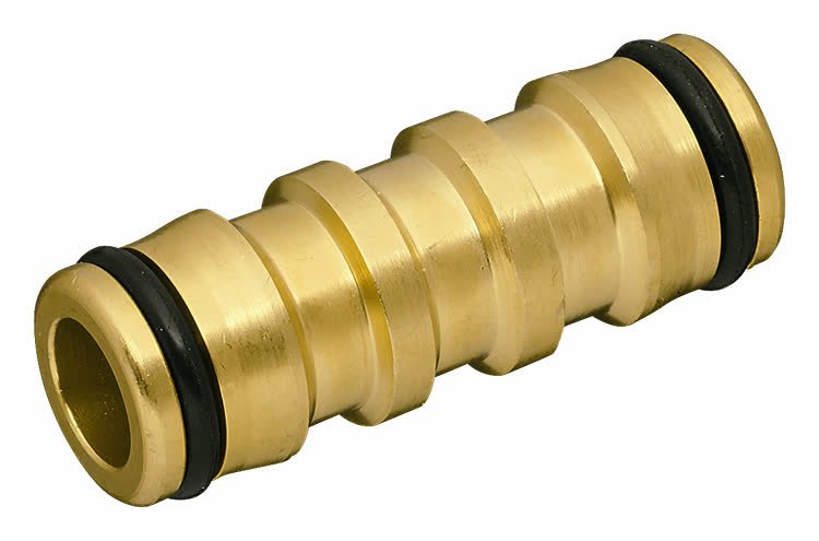 12mm Brass 2-End Coupler