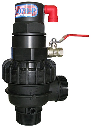 ARI D-070P Dynamic Combi Air Valve 80mm BSP c/w Flush Tap