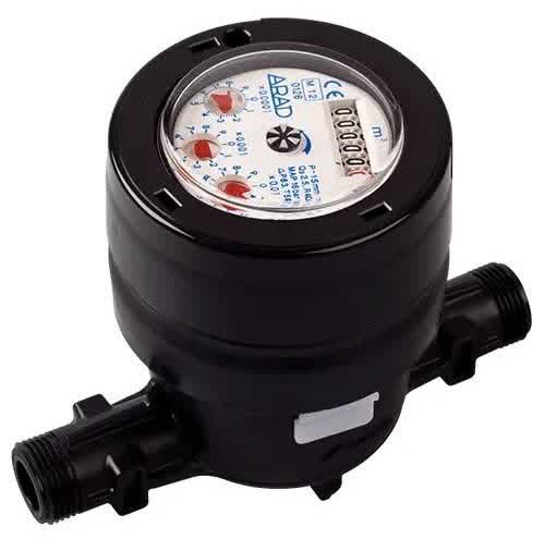 Arad PD Water Meter 20mm Inline 165mm Qn2.5, Nuts and tails sold separately