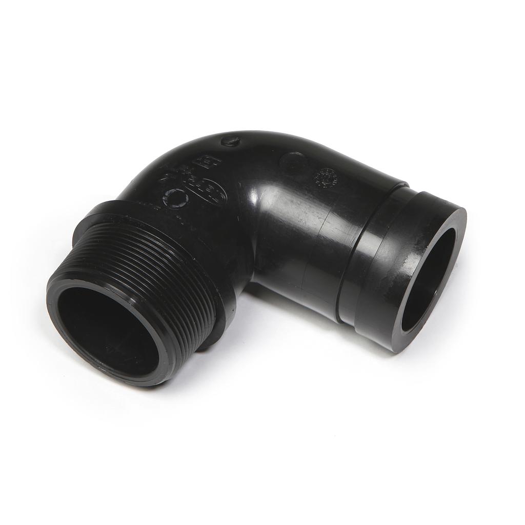 Alfa Rapid Male Threaded Elbow 50mm x 50mm BSPM