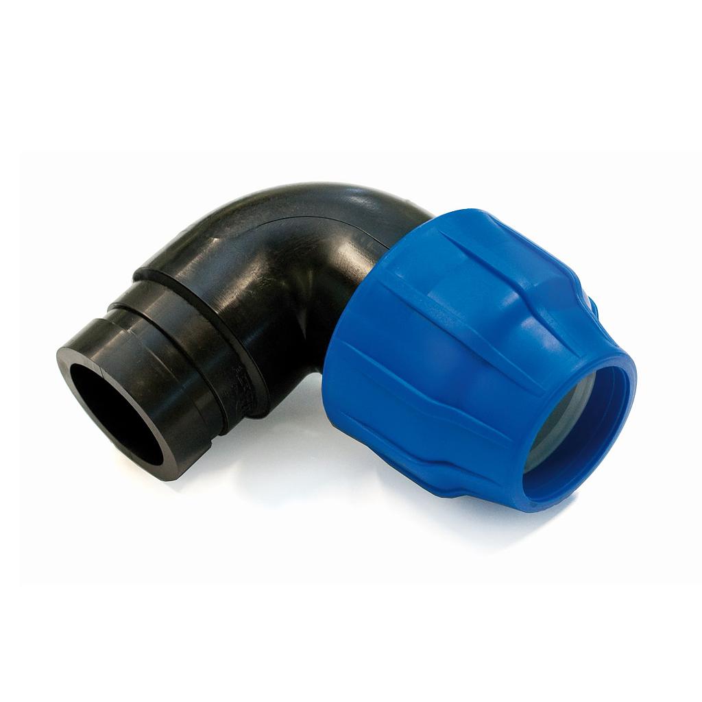 Alfa Rapid Roll Groove Metric Male Elbow 50mm x 1 1/2in RG