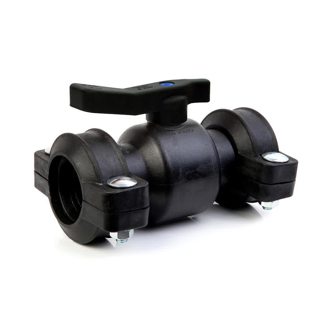 Alfa Rapid Roll Groove PP Ball Valve 40mm