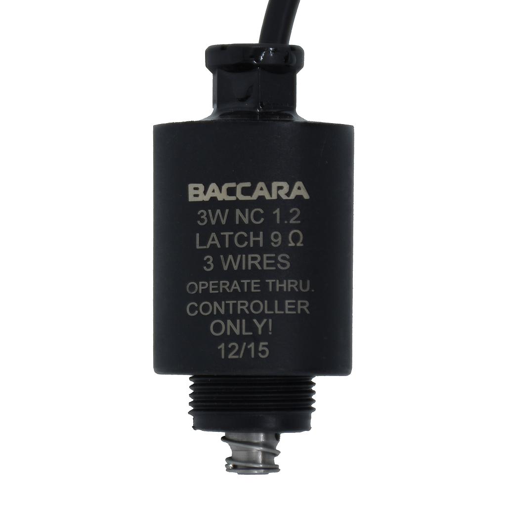 Baccara 12VDC (9Ohm) 3 way NC Latching Coil 3 Wire