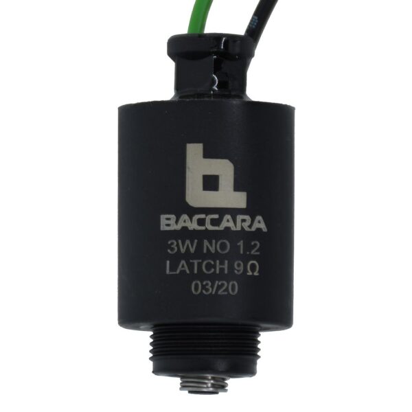 Baccara 12VDC (9Ohm) 3 way Latching Coil 2 Wire (1.2mm Orifice)