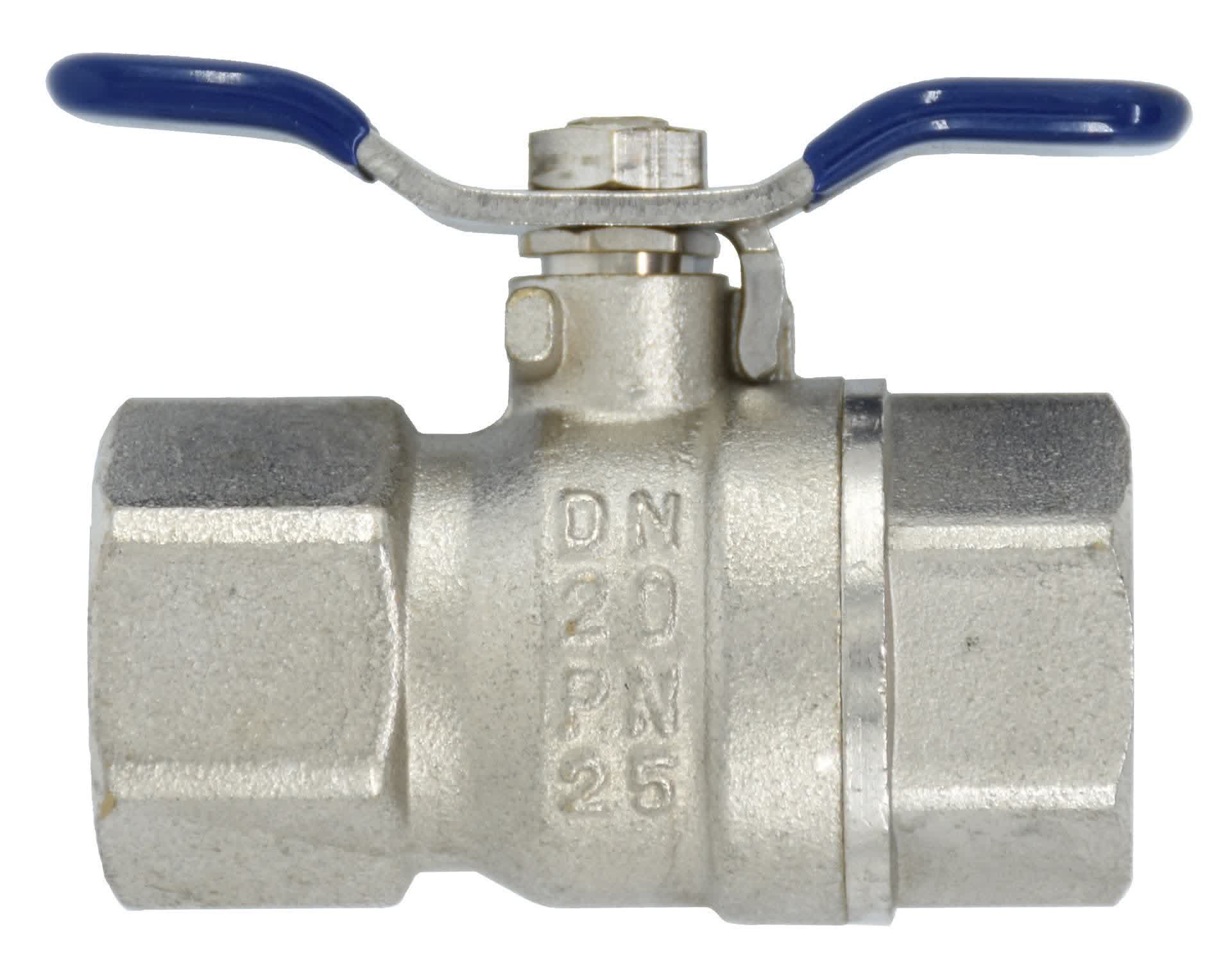 WSP Brass Ball Valve 20mm F/F Short Tee Handle