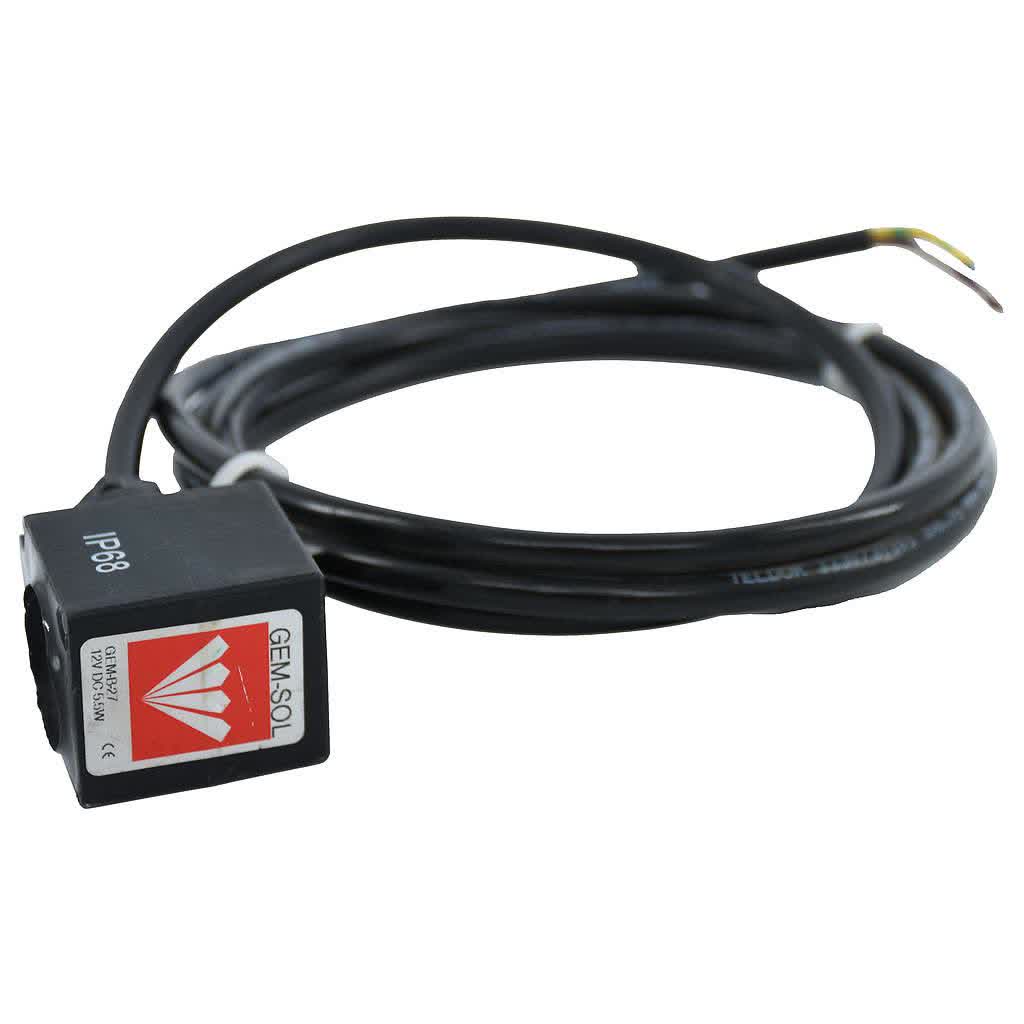 Baccara 12VDC Gemsol Solenoid Coil 5.5W IP68 c/w Lead