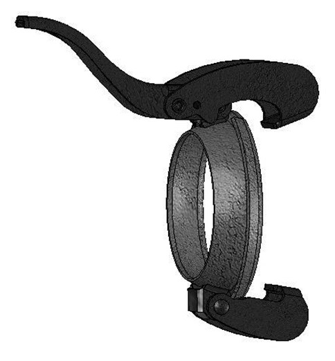 Black Steel Part - Lever Ring 76mm