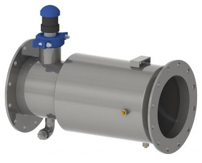 Chemigation Check Valve Galvanised 12in ANSI 150 Drilled