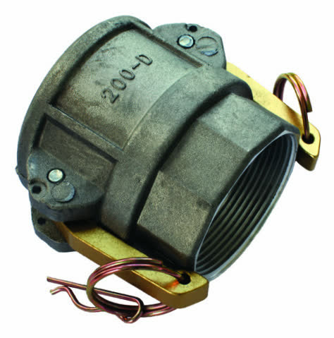 Camlock AL 102mm Type D Female Coupler x BSPF