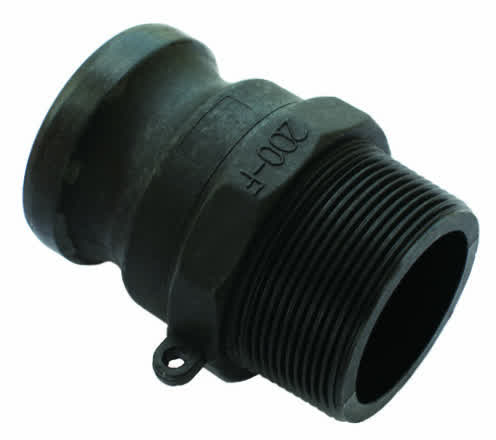 Camlock PP 51mm Type F Male Adaptor x BSPM