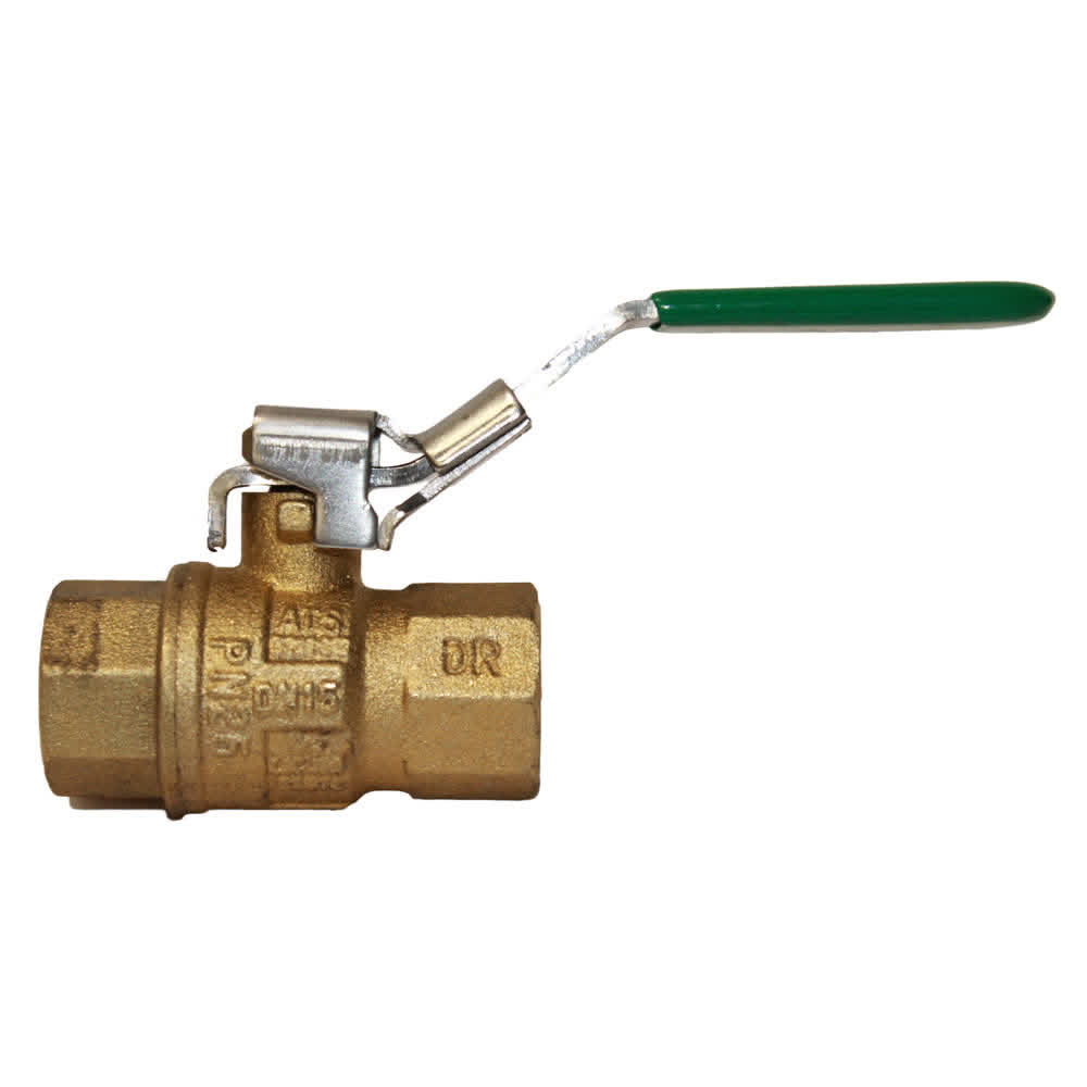 Bettaflo DZR Brass Ball Valve 20mm c/w Lockable Handle