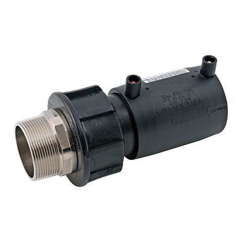 Electrofusion Transition Coupler PE 75 x 65mm BSP Male