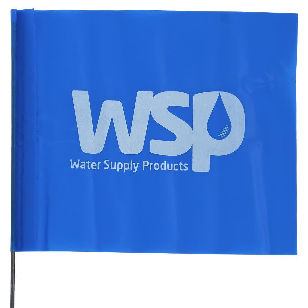 WSP Blue Irrigation Marker Flags (bundle of 100)