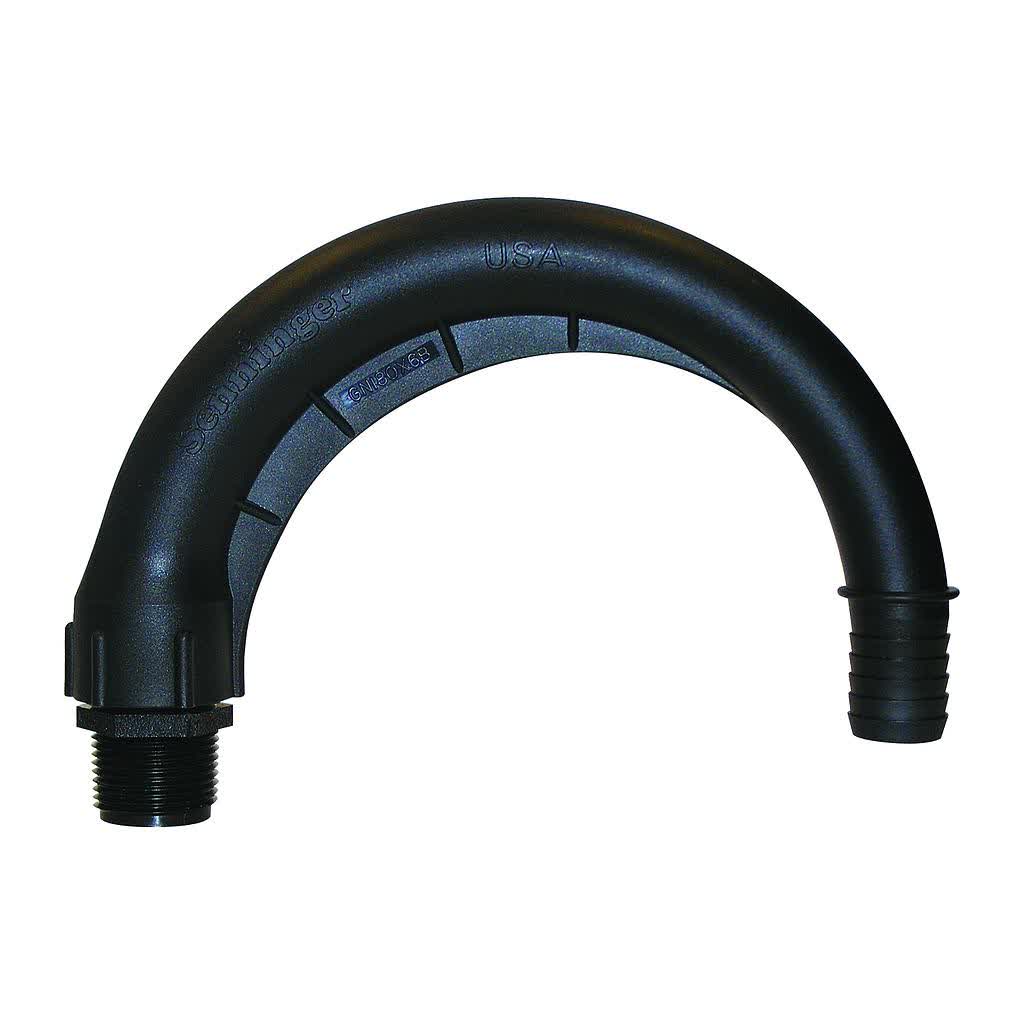 Senninger Gooseneck 180Deg Single 3/4in (19mm) Barb Outlet