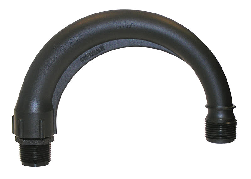 Senninger Gooseneck 180Deg Single 3/4in (19mm) MNPT Outlet