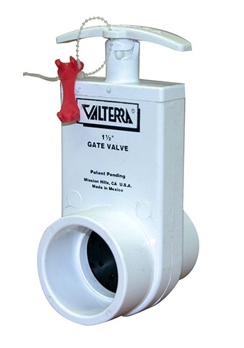 PVC Sliding Gate Valve 40mm Slip Joint
