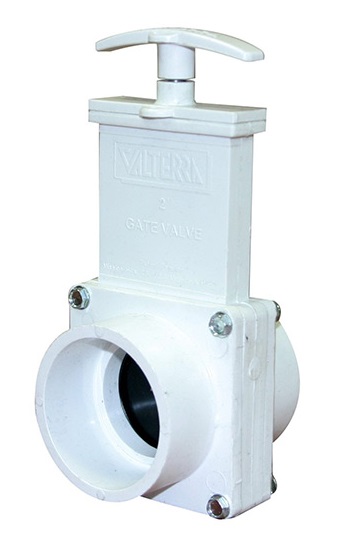 PVC Sliding Gate Valve 50mm Slip Joint