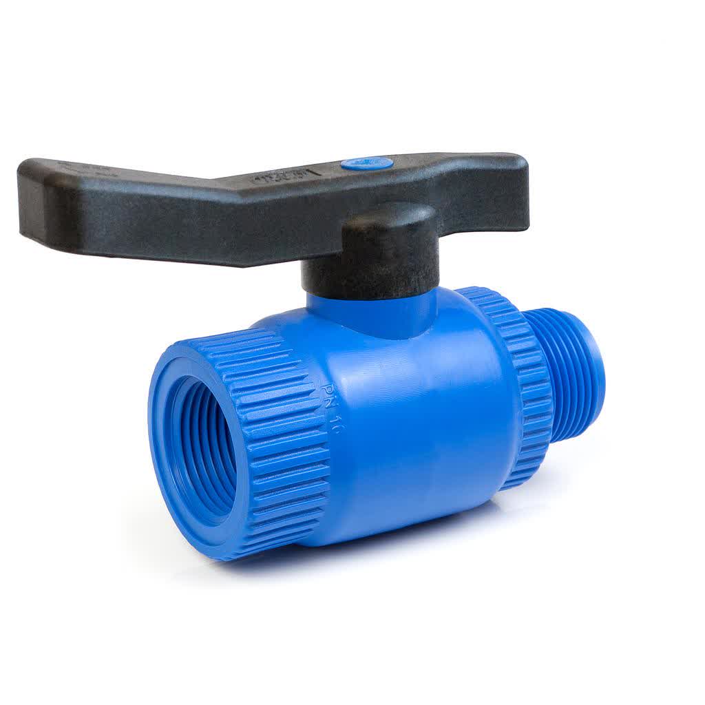 Plastica Alfa ICE Ball Valve 40mm M/F