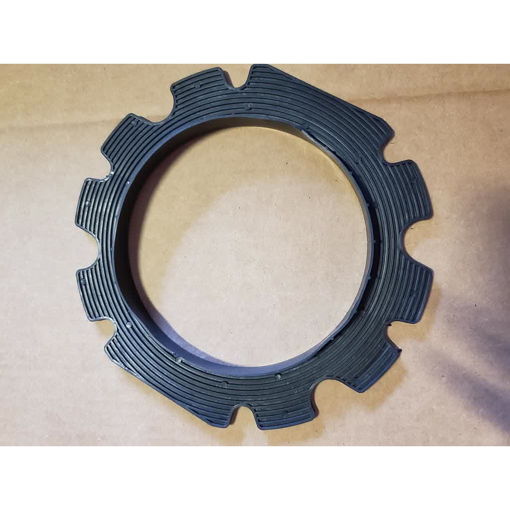 ICI Zimmatic Gasket Flange T Lip Plastic 8" Lindsay Style