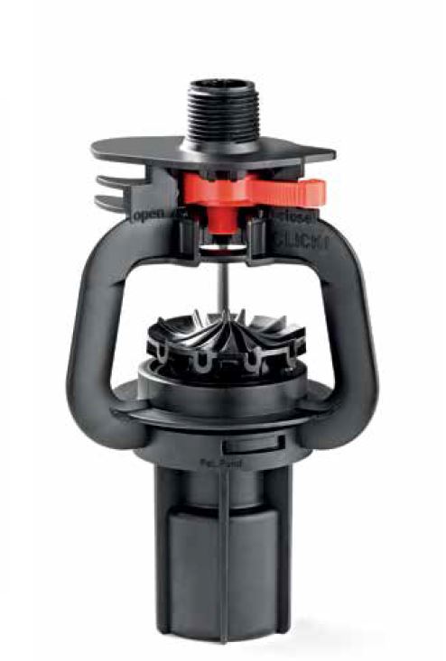 Komet Precision Twister Sprinkler- Standard Deflector Black with Weight (05010202)