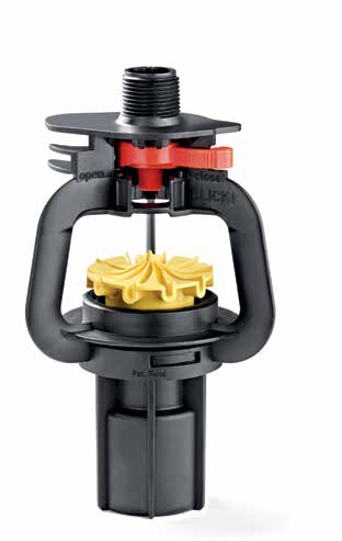 Komet Precision Twister Sprinkler - Ultra Low Angle Yellow (05010204)