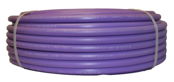 Lateral Tube 25mm Purple Stripe x 50m Roll