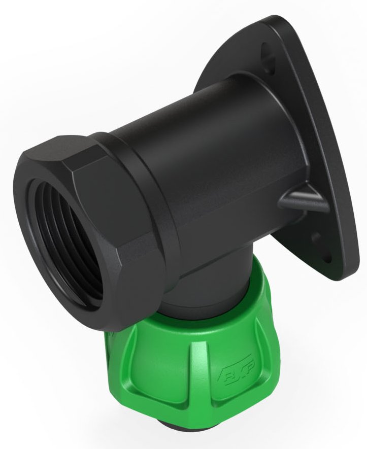 RX Low Density Bracket Elbow 15mm BSP