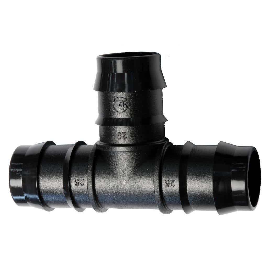 Antelco Lateral Tee 25mm Double Barbed (47455)