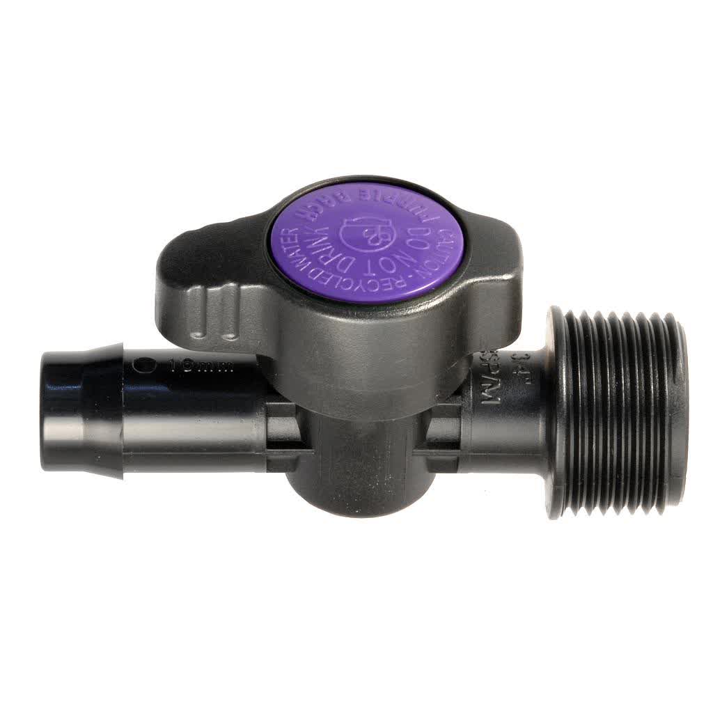 Antelco Lateral Valve 16mm Purple x 20mm BSP (46715)