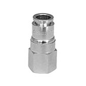 Metal Female Coupling 6mm x 1/4in BSP