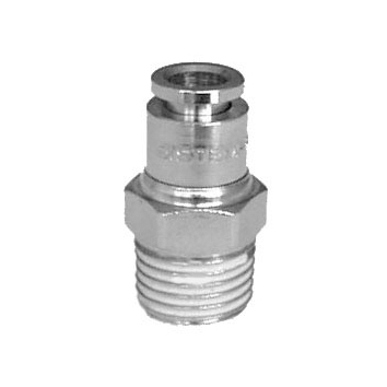 Metal Male Coupling 6mm x 1/4in BSP