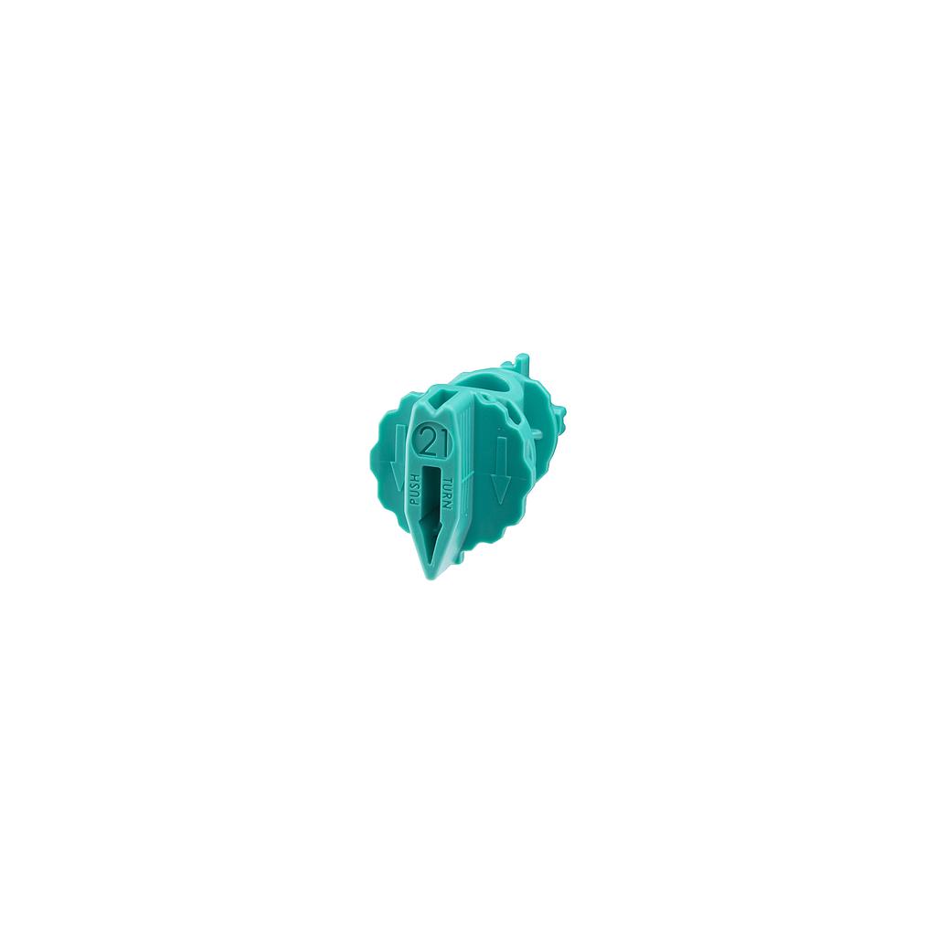 Nelson 3NV #21 Nozzle TURQUOISE-S (For Nelson 3030 Body)(Scalloped)