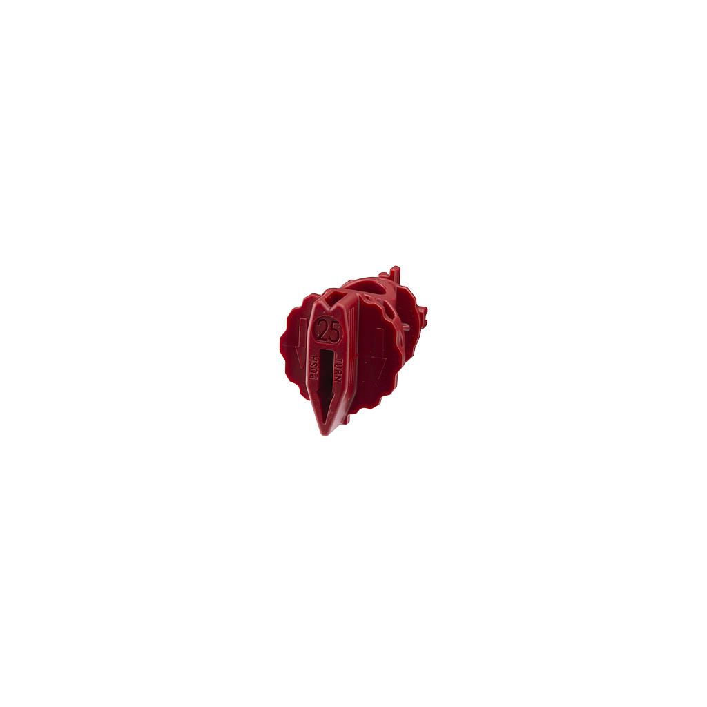 Nelson 3NV #25 Nozzle RED-S (For Nelson 3030 Body)(Scalloped)