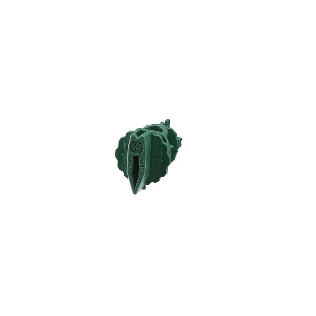 Nelson 3NV #35 Nozzle DARK GREEN-S (For Nelson 3030 Body)(Scalloped)