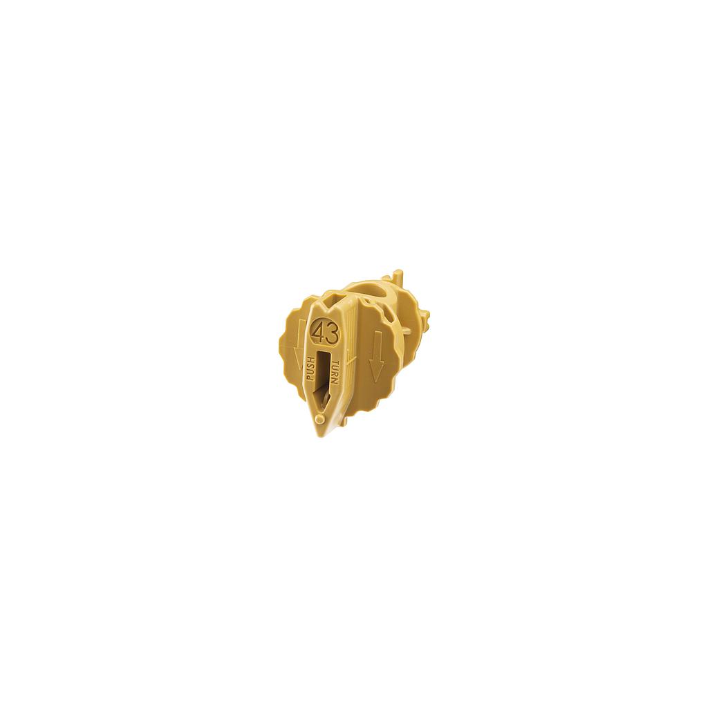 Nelson 3NV #43 Nozzle MUSTARD-S (For Nelson 3030 Body)(Scalloped)