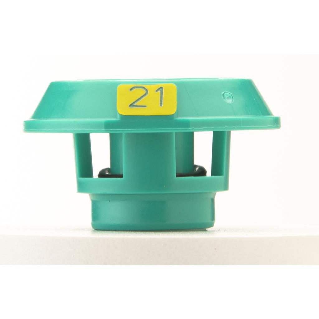 Nelson 3TN Nozzle (#21) Turquoise/Yellow