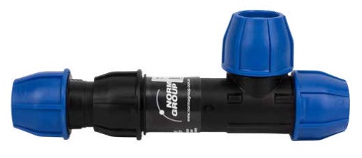 Norma Telescopic Metric Tee 50mm x 50mm
