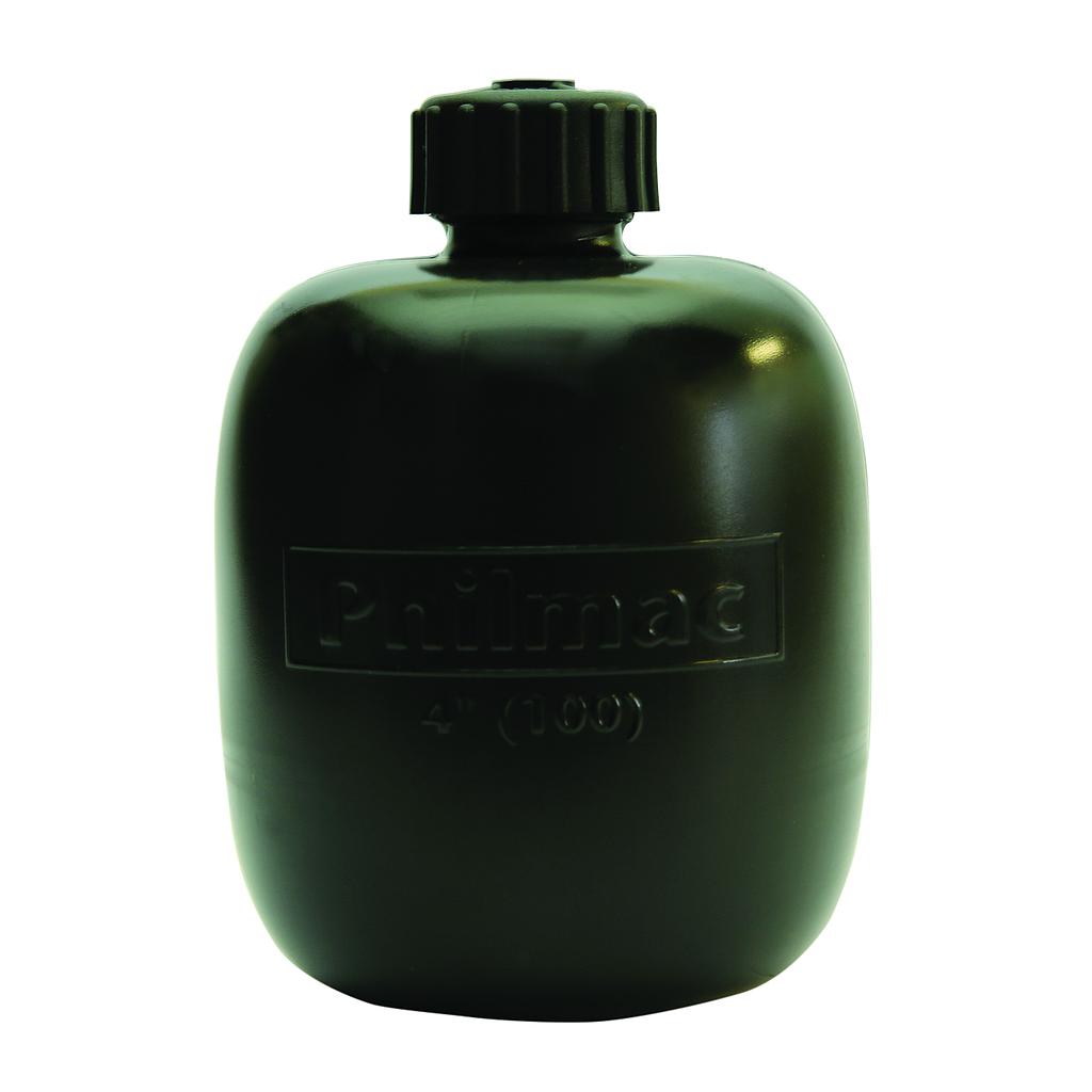 Philmac Float 100mm (4") Black c/w 5/16" BSW Thread