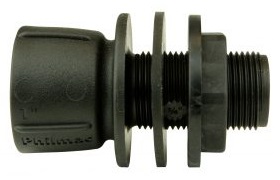 Philmac Parallel Tail Adaptor 20mm c/w Back Nut