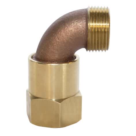 Brass Swivel Elbow 40mm x 40mm BSP