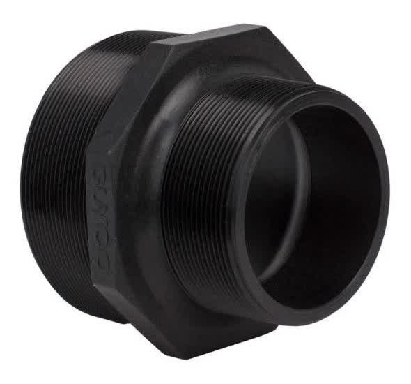 Philmac Threaded Reducing Hex Nipple 100 x 65mm