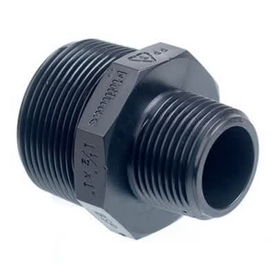 Philmac Threaded Reducing Hex Nipple 32 x 15mm