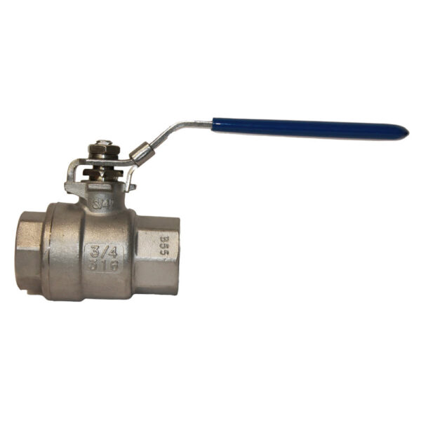 WSP 316 S/Steel Ball Valve 2 Piece 25mm