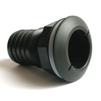 RX Tank Fitting 40mm Barb (Black)