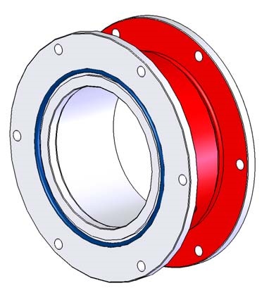 Ocmis 200mm Steel Flanged Swivel